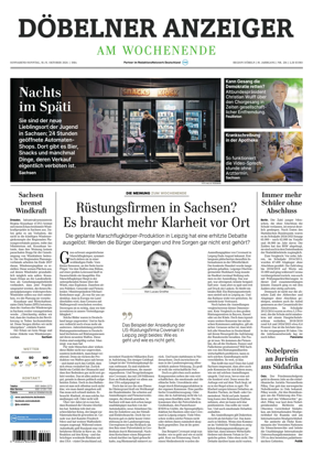 Cover of Sachsische Zeitung (Dobeln)
