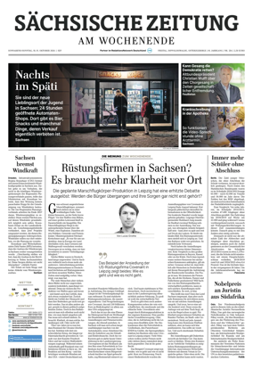 Cover of Sachsische Zeitung (Freital Dippoldiswalde & Osterzgebirge)