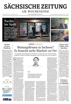 Cover of Sachsische Zeitung (Riesa & Grossenhain)