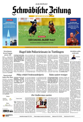 Cover of Schwabische Zeitung (Alb-Donau)