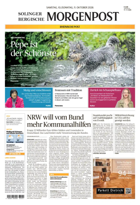 Cover of Solinger Bergische Morgenpost/Remscheid