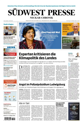 Cover of SUDWEST PRESSE - Neckar-Chronik