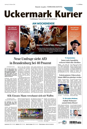Cover of Templiner Zeitung