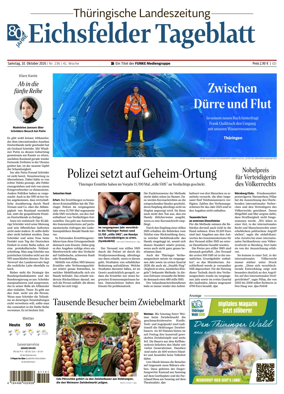 Cover of Thuringische Landeszeitung (Eichsfeld)