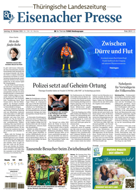 Cover of Thuringische Landeszeitung (Eisenach)