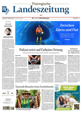 Cover of Thuringische Landeszeitung (Jena)