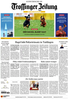 Cover of Trossinger Zeitung