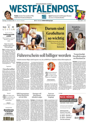 Cover of Westfalenpost (Menden)