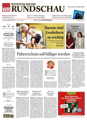 Cover of Westfalische Rundschau (Bad Berleburg Wittgenstein)