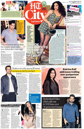 Cover of Hindustan Times (Lucknow) - Live