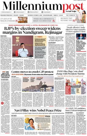 Cover of Millennium Post (Kolkata)