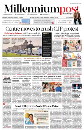 Cover of Millennium Post