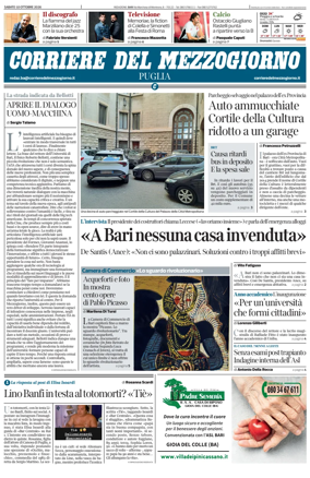 Cover of Corriere del Mezzogiorno (Puglia)