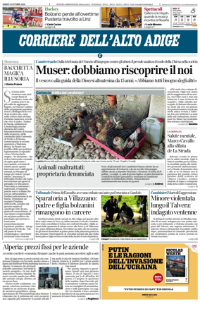 Cover of Corriere dell'Alto Adige
