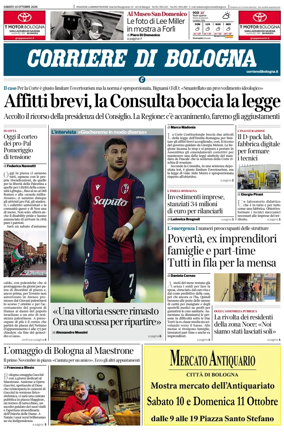 Cover of Corriere di Bologna