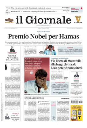Cover of Il Giornale (Italy)