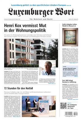 Cover of Luxemburger Wort