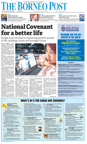 Cover of The Borneo Post (Sabah)