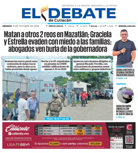 Cover of El Debate de Culiacan