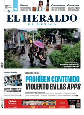 Cover of El Heraldo de Mexico