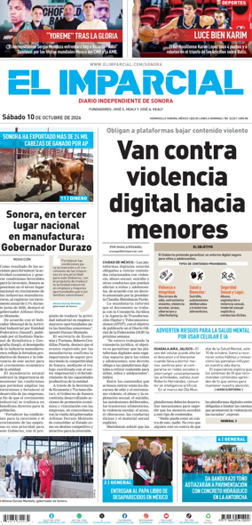 Cover of El Imparcial