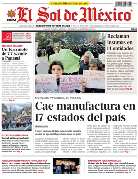 Cover of El Sol de Mexico