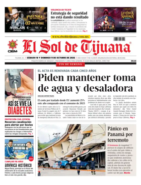 Cover of El Sol de Tijuana
