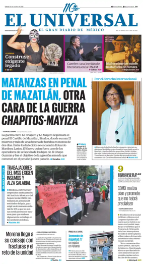 Cover of El Universal