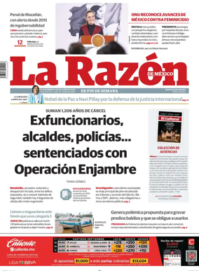 Cover of La Razon de Mexico