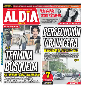 Cover of Periodico Al Dia (Celaya)