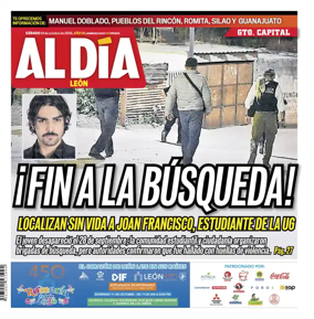 Cover of Periodico Al Dia (Leon)