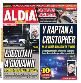 Cover of Periodico Al Dia (Salamanca)