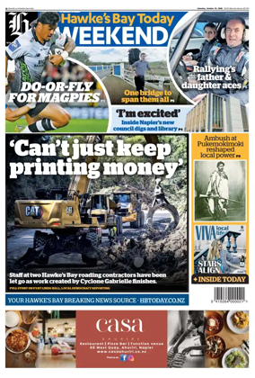 Cover of Hawke's Bay Today