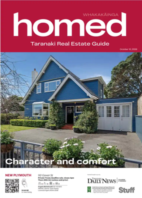 Cover of Homed Taranaki Daily News