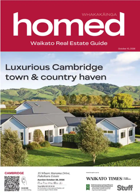 Cover of Homed Waikato Region