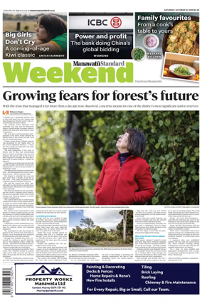 Cover of Manawatu Standard