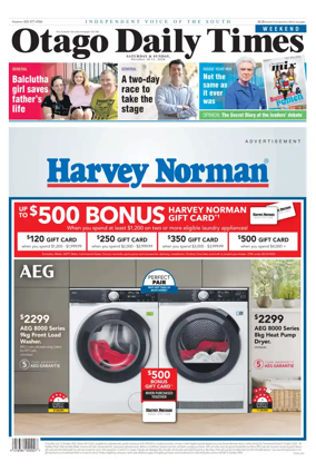 Cover of Otago Daily Times