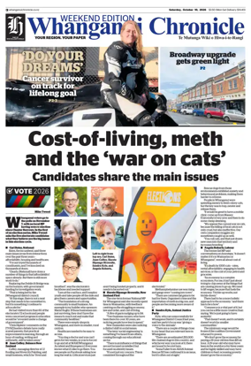 Cover of Whanganui Chronicle