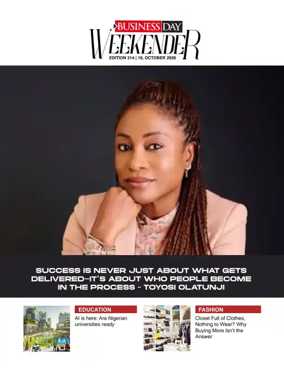Cover of Business Day (Nigeria)