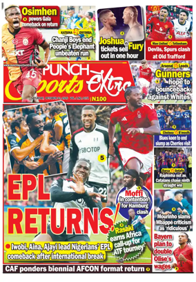 Cover of Punch Sports Extra