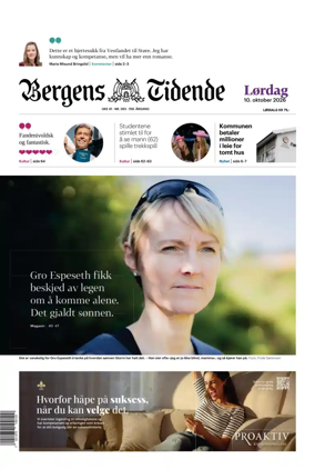 Cover of Bergens Tidende