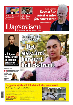 Cover of Dagsavisen
