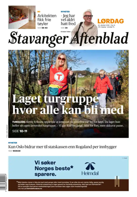 Cover of Stavanger Aftenblad