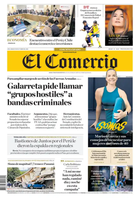 Cover of Diario El Comercio