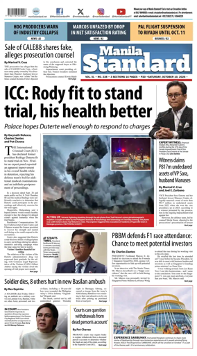 Cover of Manila Standard
