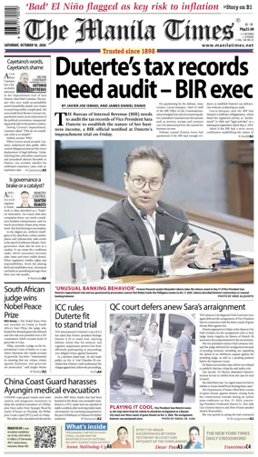 Cover of The Manila Times