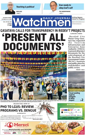 Cover of Watchmen Daily Journal