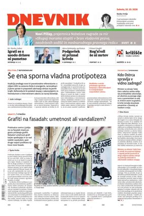 Cover of Dnevnik (Slovenija)