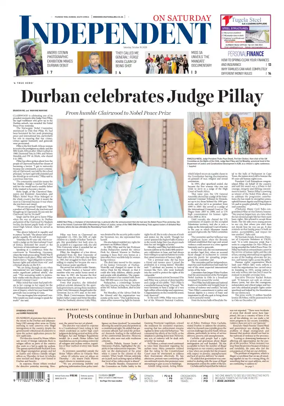 Cover of The Independent on Saturday