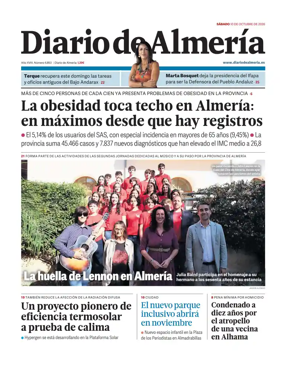 Cover of Diario de Almeria